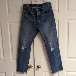 Levi's Classic 501 Blue Denim Jeans